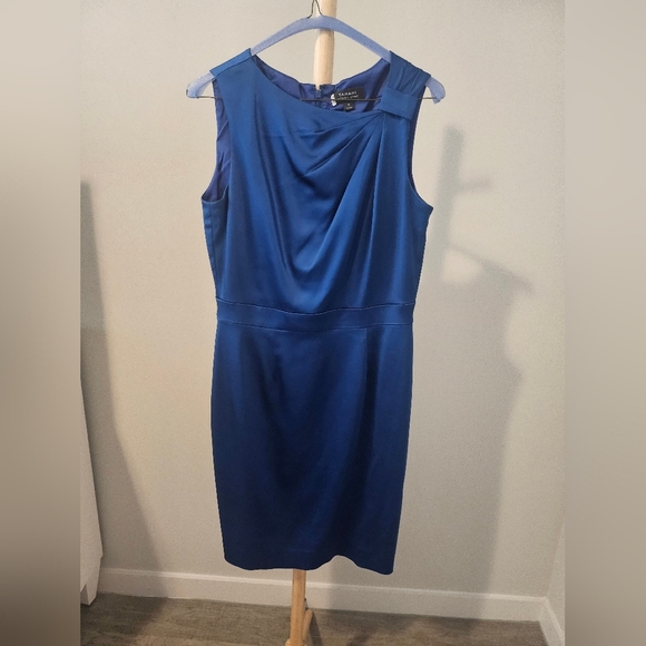 TAHARI Blue Cocktail Dress, Size 6 - Picture 1 of 4